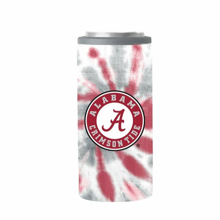 LOGO BRANDS Alabama 12oz Tie Dye Slim Can Coolie 102-S12C-51